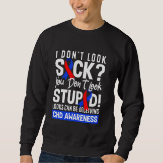 Congenital Heart Disease Warrior CHD Awareness Sweatshirt