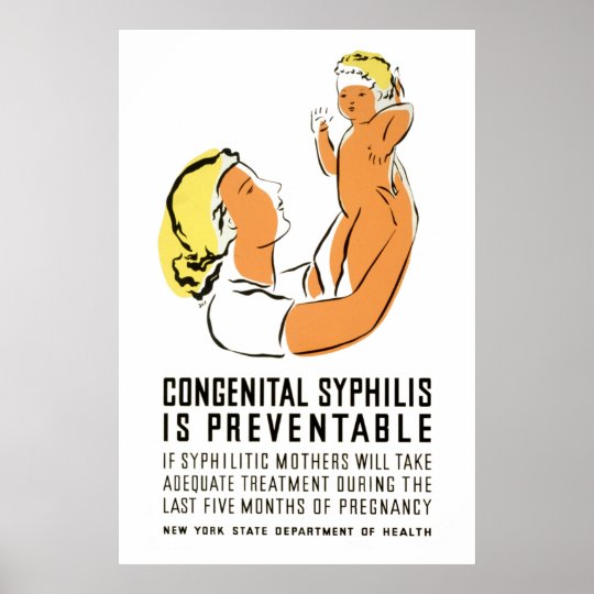 Image result for congenital syphilis poster