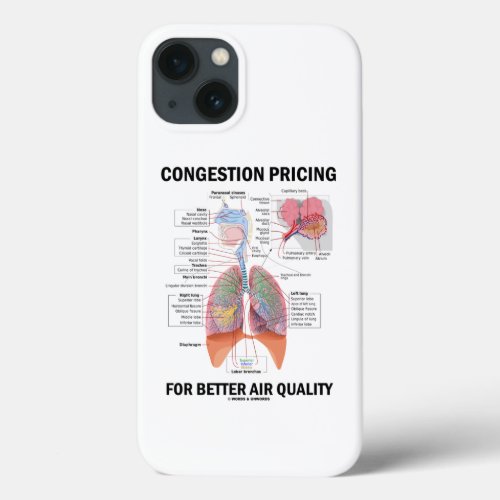 Congestion Pricing For Better Air Quality iPhone 13 Case
