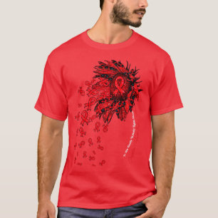 Congestive Heart Failure Awareness sunflower nobod T-Shirt