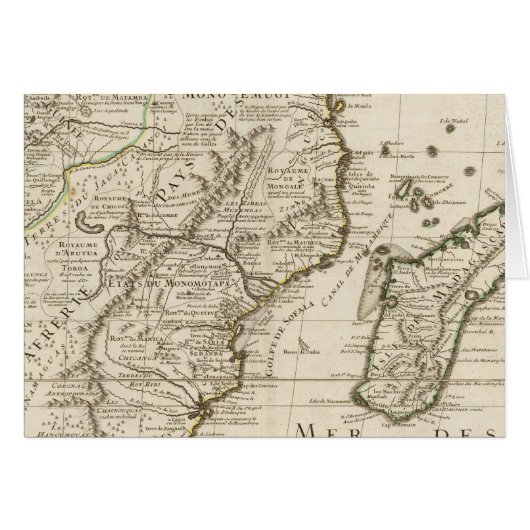 Congo, Africa Cards (Front Horizontal)