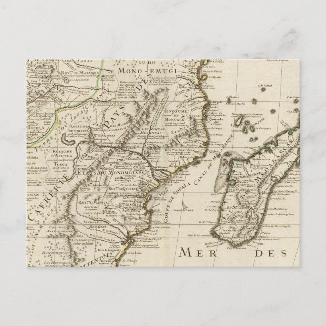 Congo, Africa Postcard (Front)