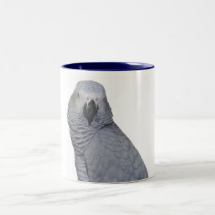 Congo African Grey 11oz Two-Tone Coffee Mug