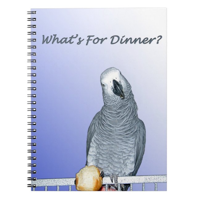 Congo African Grey dinner notebook (Front)