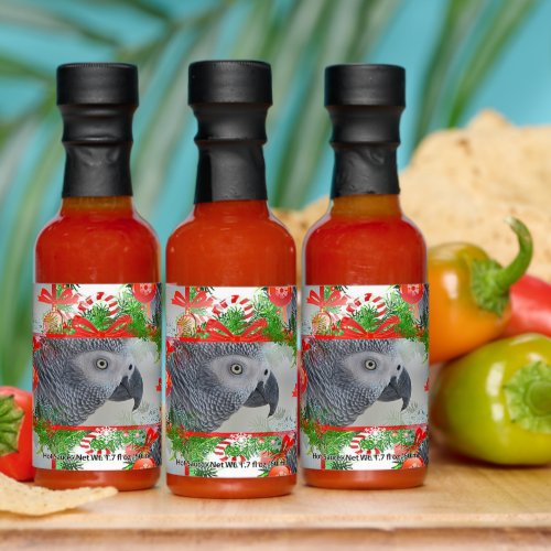 Congo African Grey Parrot Christmas  Hot Sauces