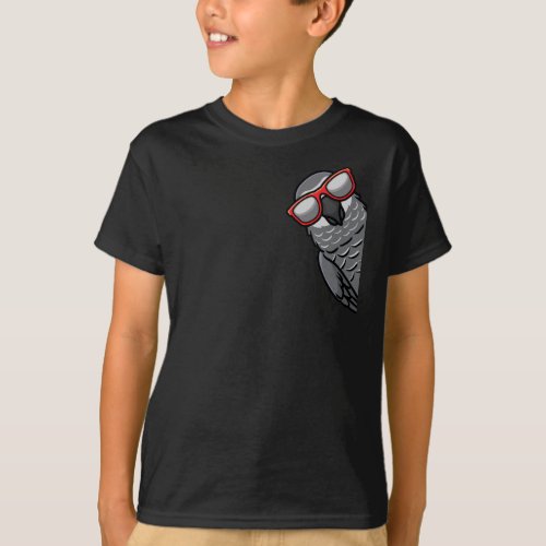 Congo African Grey Parrot T_Shirt