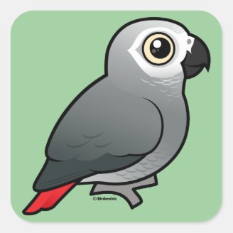 Baby Birdorable: African Grey Parrot in Parrots, Baby Birds