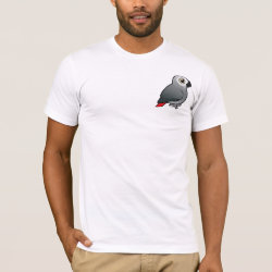Congo African Grey Men's Basic American Apparel T-Shirt