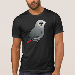 Congo African Grey Men's Alternative Apparel Basic Crew Neck T-Shirt
