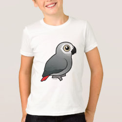 Congo African Grey Kids' American Apparel Fine Jersey T-Shirt