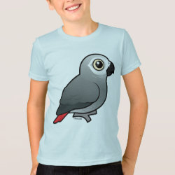 Congo African Grey Kids' American Apparel Fine Jersey T-Shirt