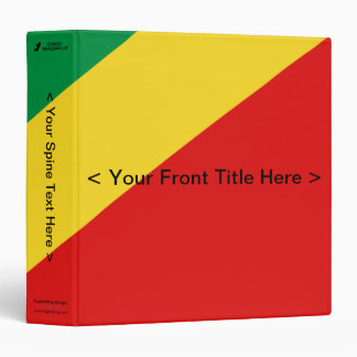 Congo-Brazzaville Flag Binder