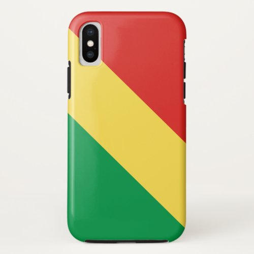 Congo_Brazzaville Flag iPhone X Case