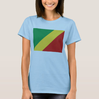 Congo-Brazzaville Flag x Map T-Shirt