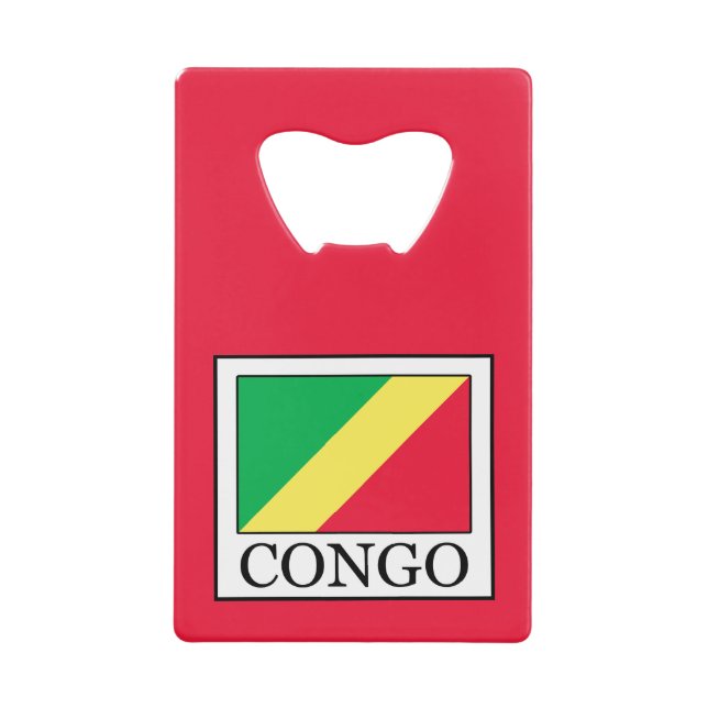 Congo Credit Card Bottle Opener (Front)
