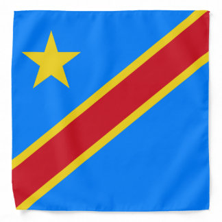 Congo - Democratic Republic of the Congo Flag Bandana
