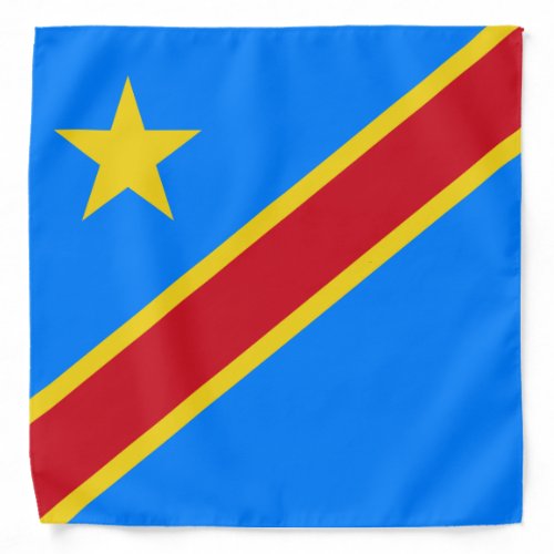 Congo _ Democratic Republic of the Congo Flag Bandana