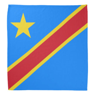 Congo - Democratic Republic of the Congo Flag Bandana