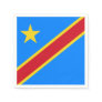 Congo - Democratic Republic of the Congo Flag Paper Napkins