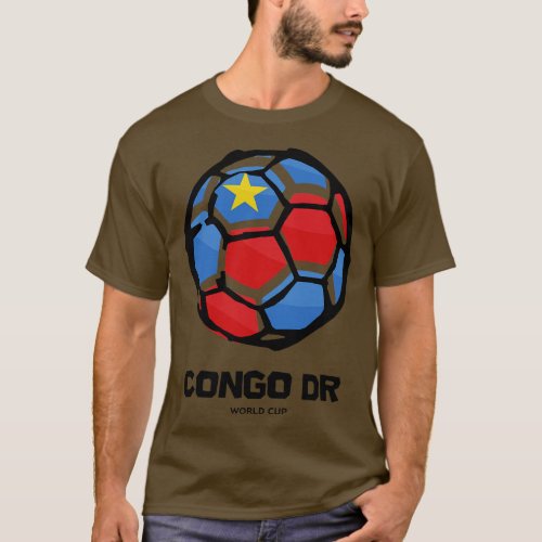 Congo DR  Country Flag T_Shirt