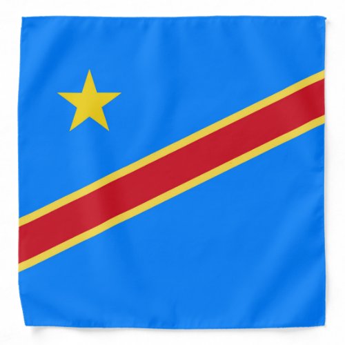 Congo flag bandana