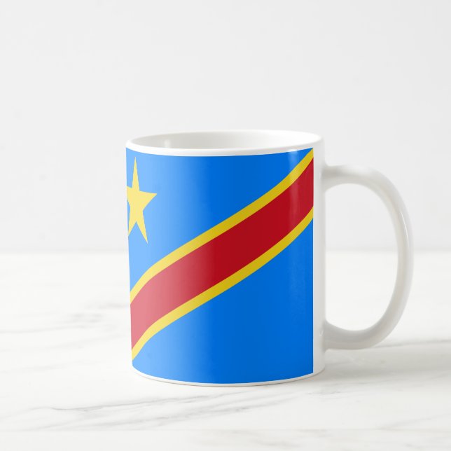  Congo Flag Ceramic Mug (Right)