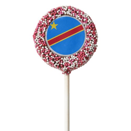 Congo flag chocolate covered oreo pop