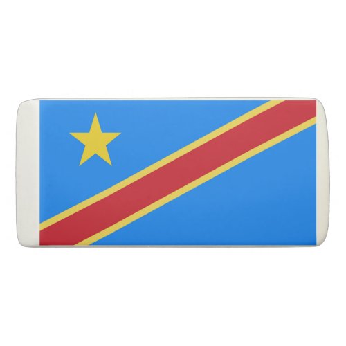 Congo flag eraser