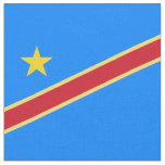 Congo flag fabric