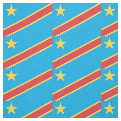 Congo Flag Fabric