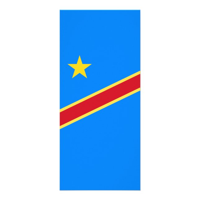 Congo flag rack card (Front)
