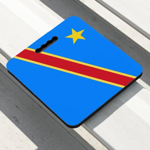 Congo flag seat cushion