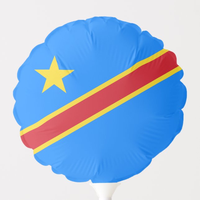 Congo Kinshasa Flag Balloon (Front)
