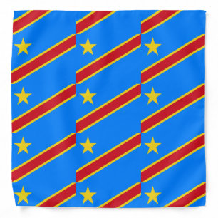 Congo Kinshasa Flag Bandana