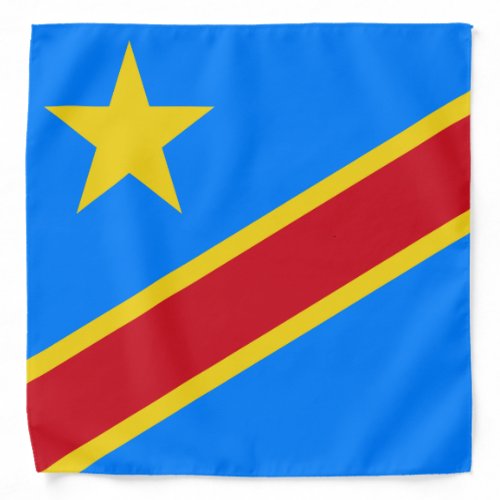 Congo_Kinshasa Flag Bandana