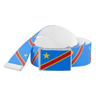 Congo Kinshasa Flag Belt