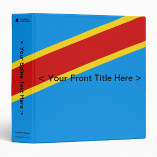 Congo-Kinshasa Flag Binder