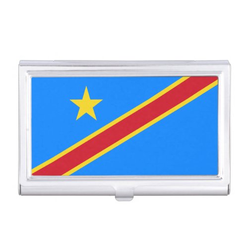 Congo Kinshasa Flag Business Card Case