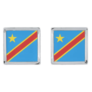 Congo-Kinshasa Flag Cufflinks