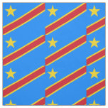 Congo Kinshasa Flag Fabric