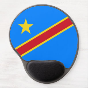Congo Kinshasa Flag Gel Mouse Pad