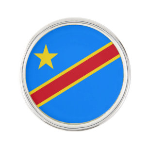 Congo Kinshasa Flag Lapel Pin