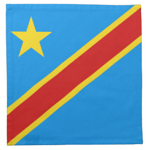 Congo-Kinshasa Flag Napkin