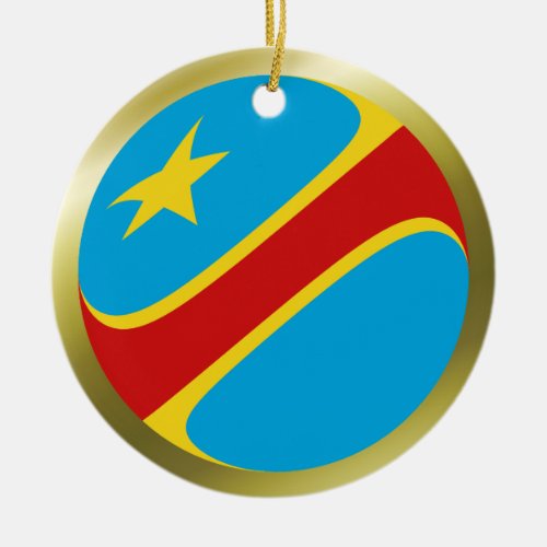 Congo_Kinshasa Flag Ornament