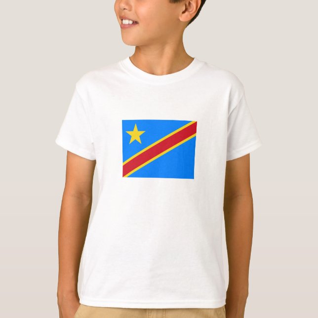 Congo Kinshasa Flag T-Shirt (Front)