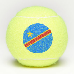 Congo Kinshasa Flag Tennis Balls