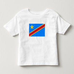 Congo Kinshasa Flag Toddler T-shirt