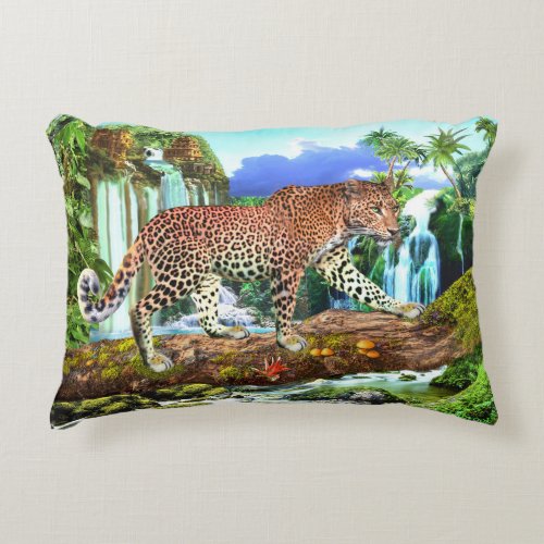 CONGO LEOPARD  ACCENT PILLOW