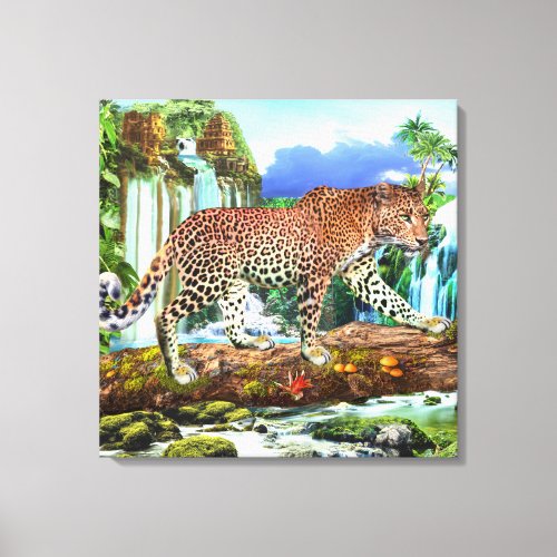 CONGO LEOPARD CANVAS PRINT