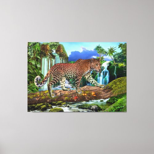 CONGO LEOPARD CANVAS PRINT